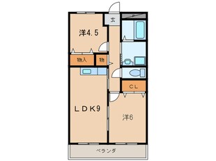 タカソウハイツ 熊野の物件間取画像